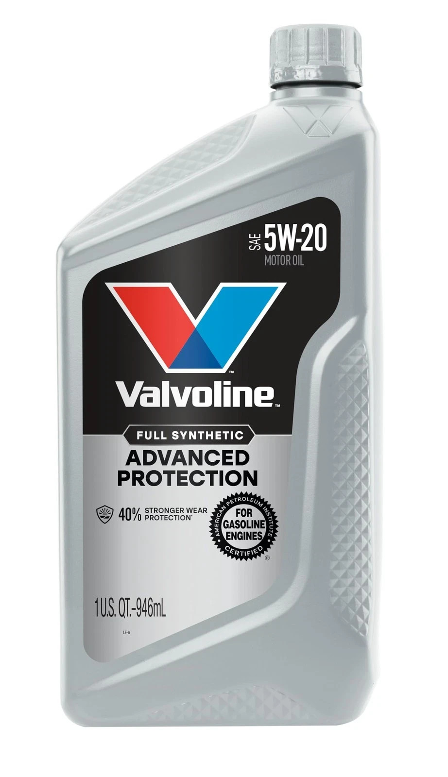 Valvoline Advanced Full Synthetic SAE 5W-20 Motor Oil 1 QT 1 QT, Amber