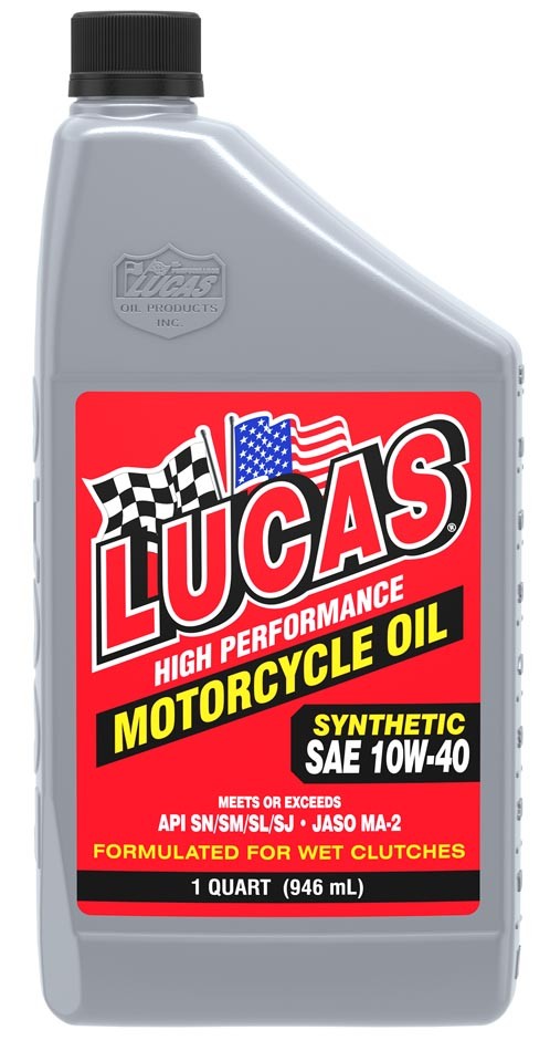 Lucas Oil 10793 Motor Oil SAE 10W-40 1 Quart Bottle Synthetic
