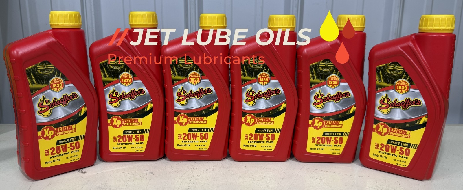 Schaeffer’s 707 Extreme V-Twin 20w-50 Synthetic Plus Motorcycle Oil 6 Quarts