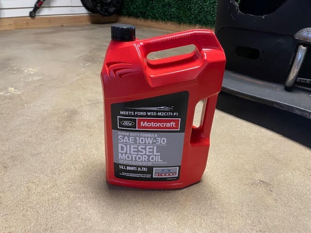 Super Duty Diesel SAE 10W-30 Engine Motor Oil Motorcraft WSS-M2C171-F1