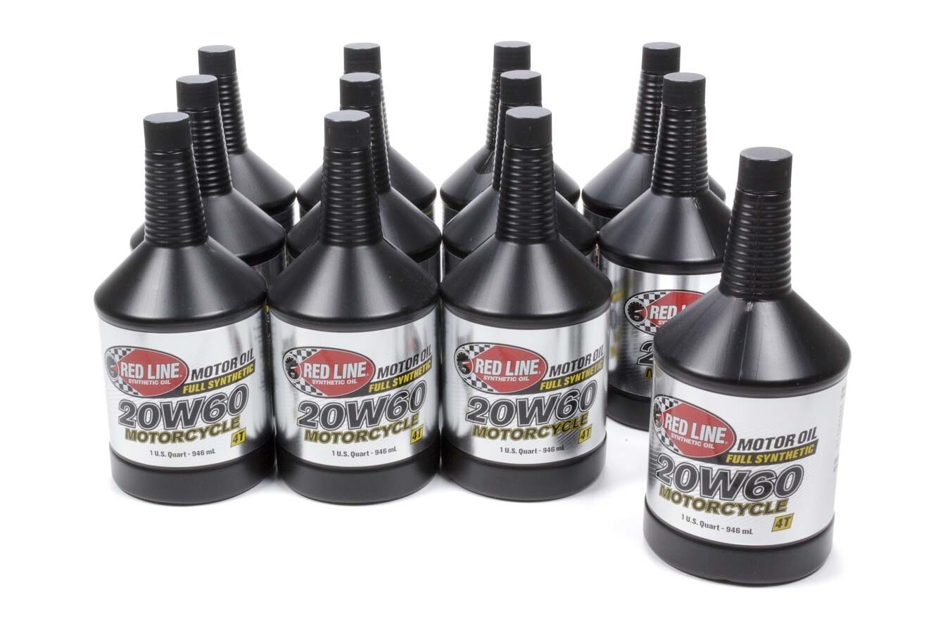 Redline Oil 12624 Full Synthetic 20W60 Motorcycle Oil Case of 12 Quarts