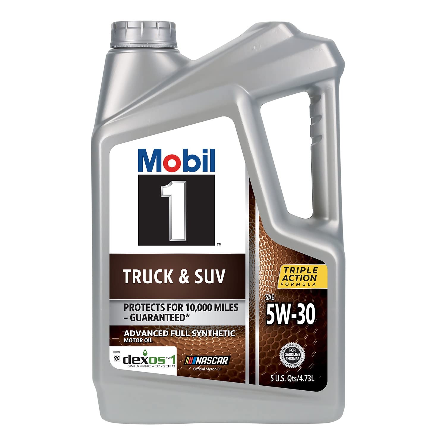 Full Synthetic Motor Oil 5W-30 for Trucks SUVs, 5 Quart Container
