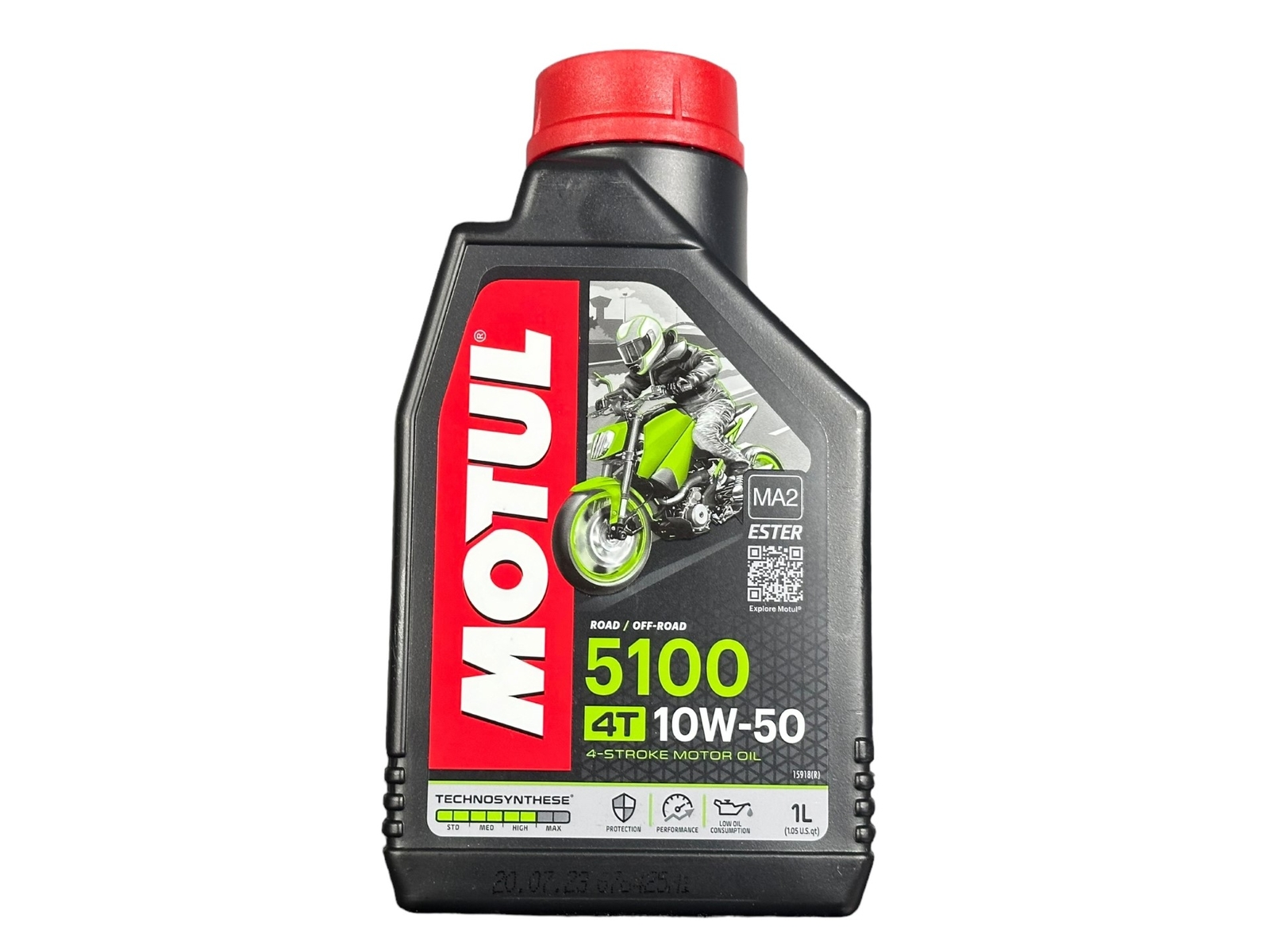 1 Liter Engine Oil 10w50 ORIGINAL MOTUL 5100 Motorcycle Scooter 4-Stroke 10-50 10 50
