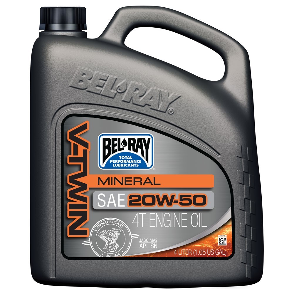 Bel-Ray V-Twin Motor Oil 20W-50 4 Liter