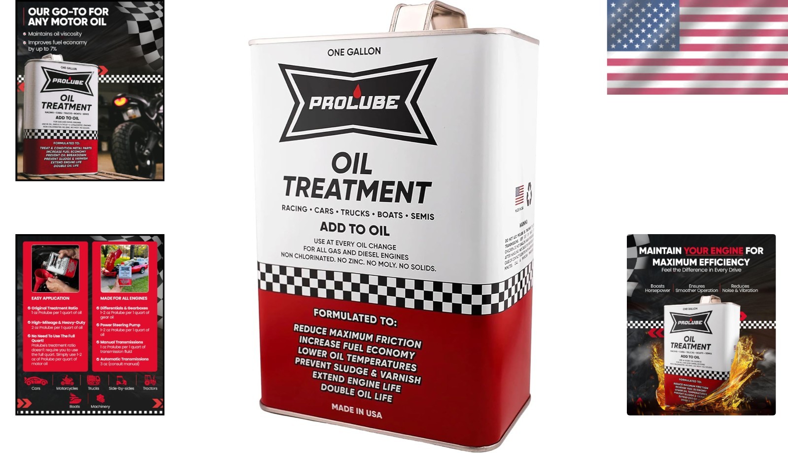 Oil Treatment – Engine Oil Additive for Gas & Diesel Engines – Reduces Wear, …