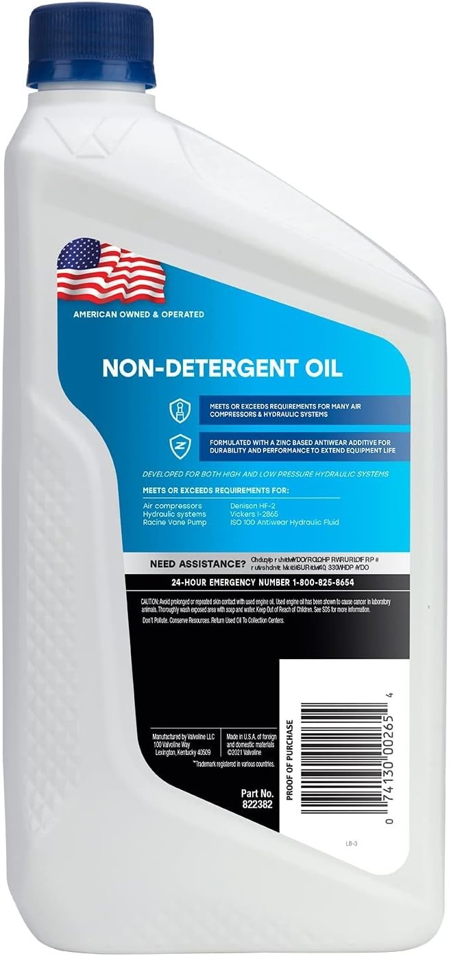 Effective Engine Protection: 2 Bottles of Non-Detergent SAE 30 Motor Oil, 1 QT