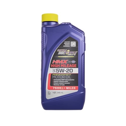 Royal Purple HMX w/Synerlec, High Mileage SAE 5W-20 Premium Synthetic Motor Oil