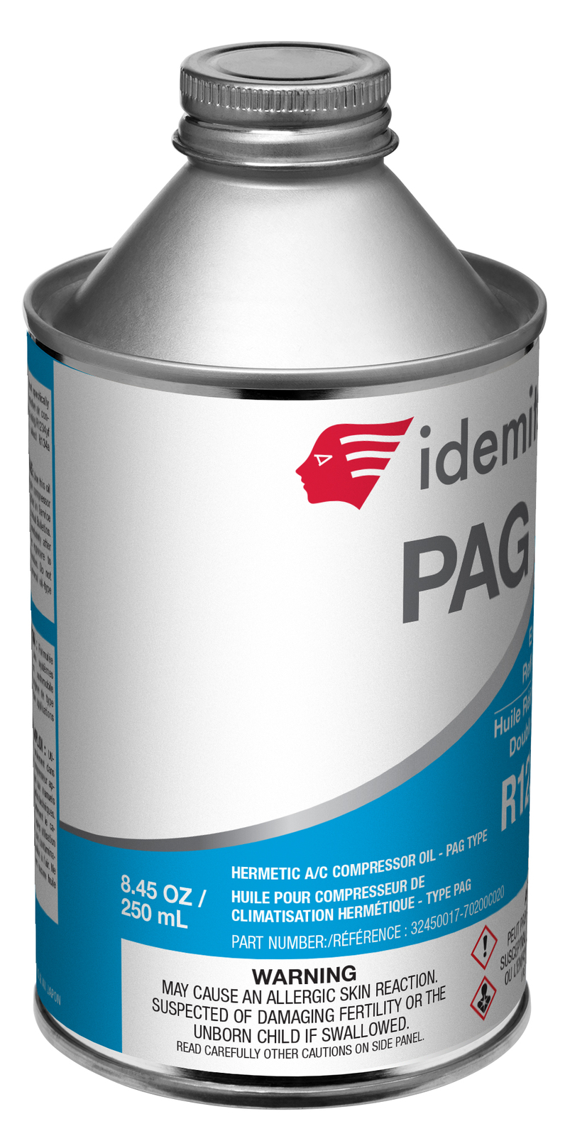 Idemitsu 32450017-70200C020 PAG A/C Compressor Hermetic Oil 1234yf – 8 oz 1 Pack