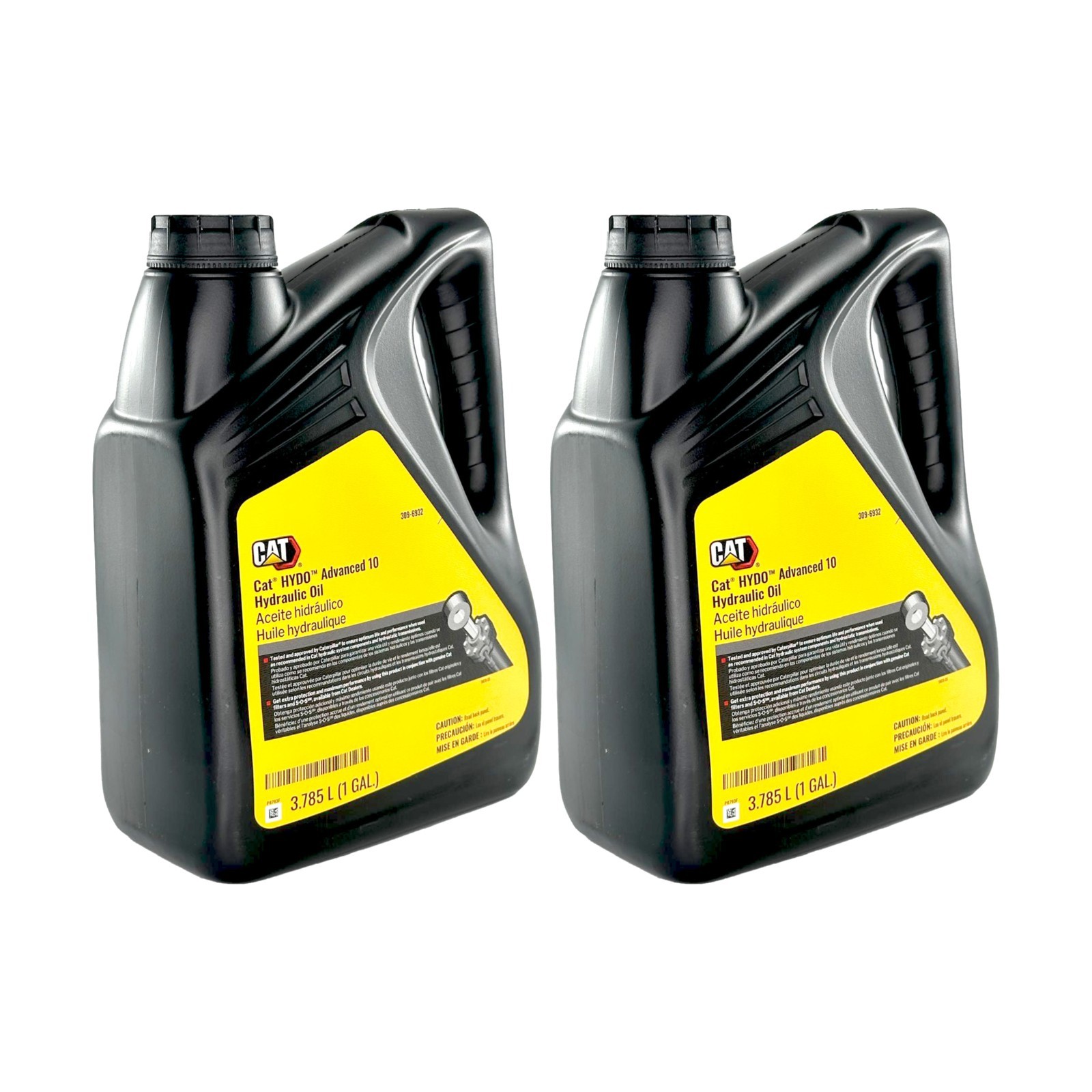 CAT 309-6932 HYDO Advanced 10 Hydraulic Oil SAE 10W , 1 Gal. (Pack of 2)