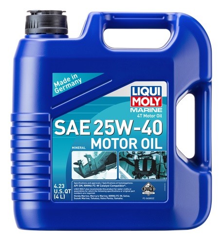 Liqui Moly 20548 Marine 4T Motor Oil 25W40 4lt