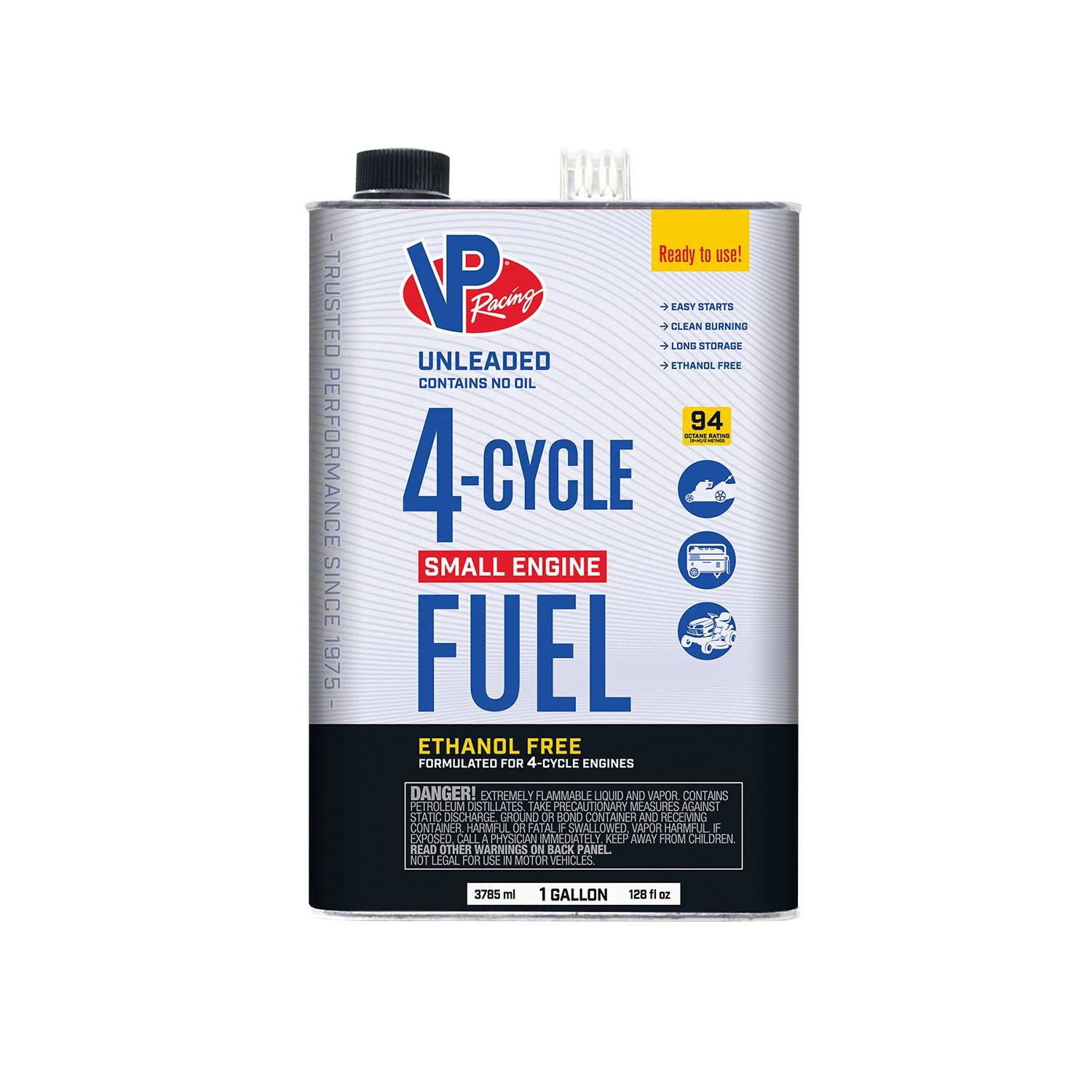 VP Racing Fuels 6201 4-Cycle Small Engine Fuel, 1-Gallon