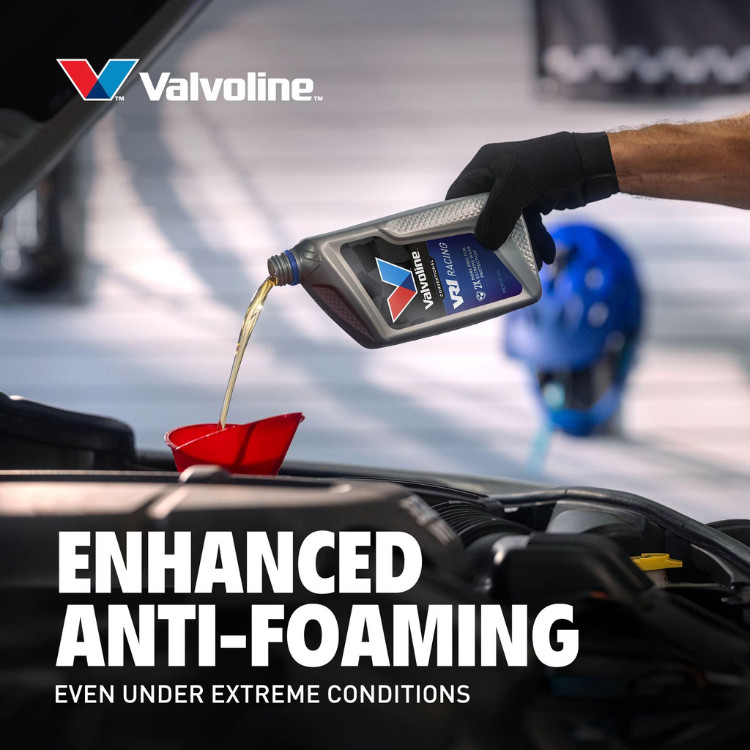Valvoline VR1 Racing Oil 20W-50 High Zinc Conventional Motor Oil, 5 Quart