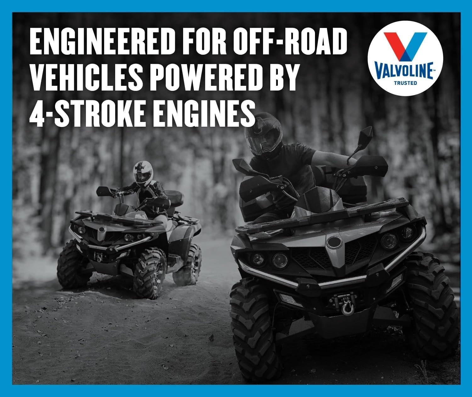 Valvoline 4-Stroke ATV/UTV SAE 10W-40 Motor Oil 1 QT, Case of 6
