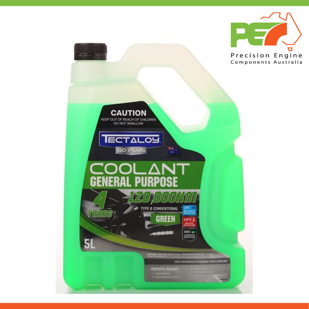 Tectaloy 60 Plus Green 5L Radiator Coolant For HOLDEN H SERIES HZ 4.1L GMH 253