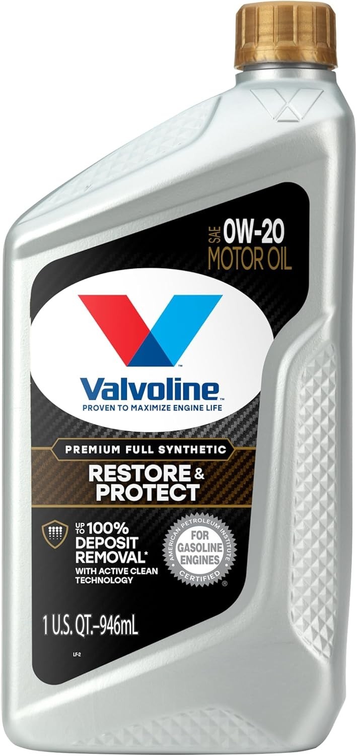 1 Quart of Restore & Protect 0W-20 Full Synthetic Motor Oil for Cars & Trucks