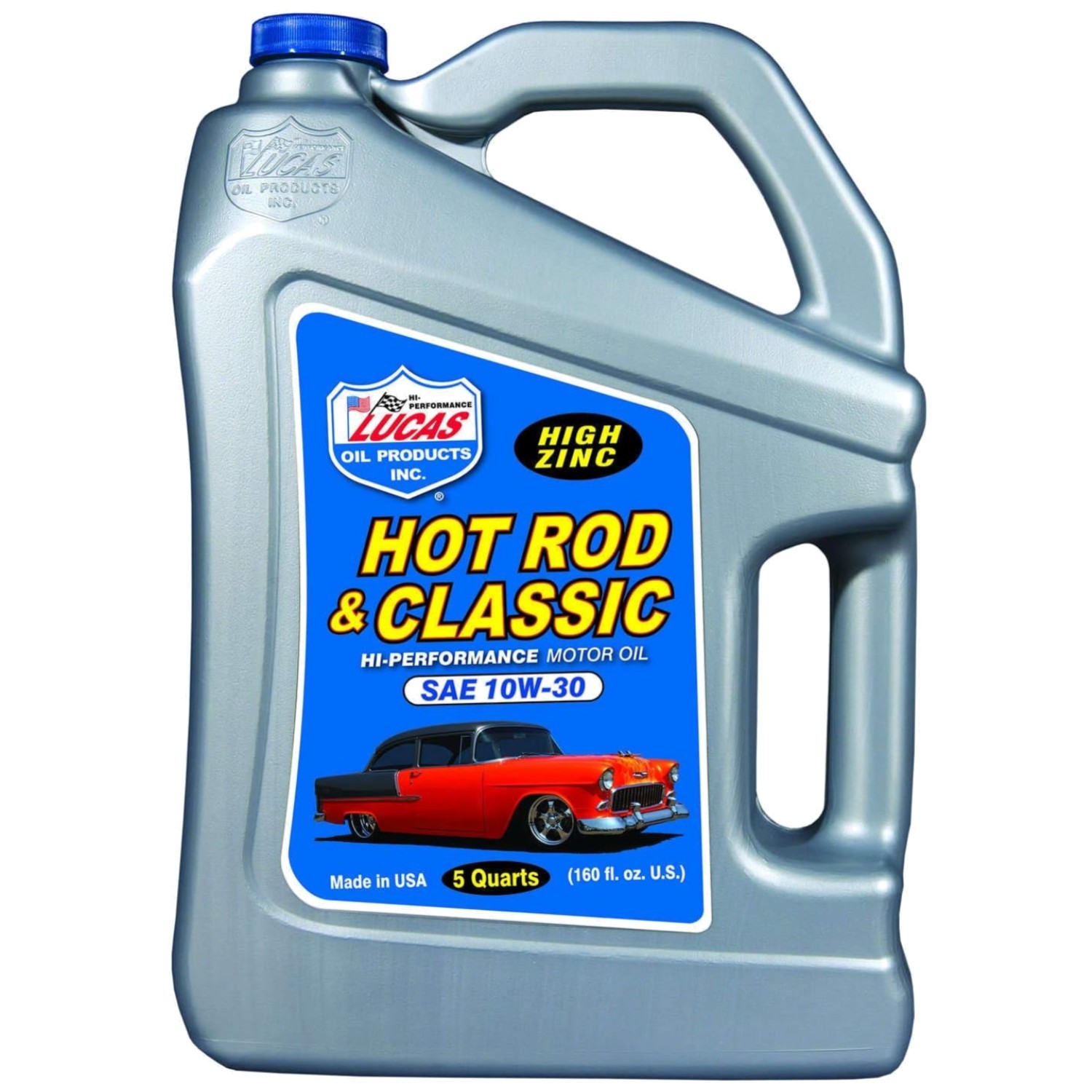 Lucas Hot Rod Motor Oil SAE 10W-30 – 5 Quart Pack