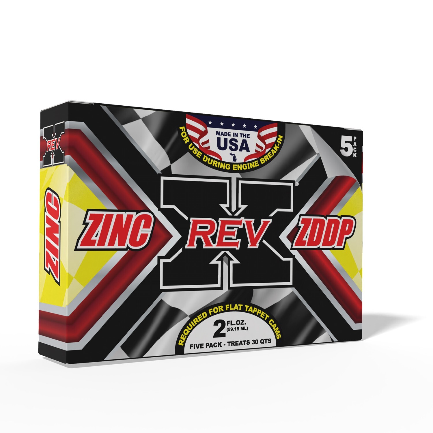 REV X Zinc ZDDP Oil Additive (5 Pack) 2 fl. oz. – Restore the Protection