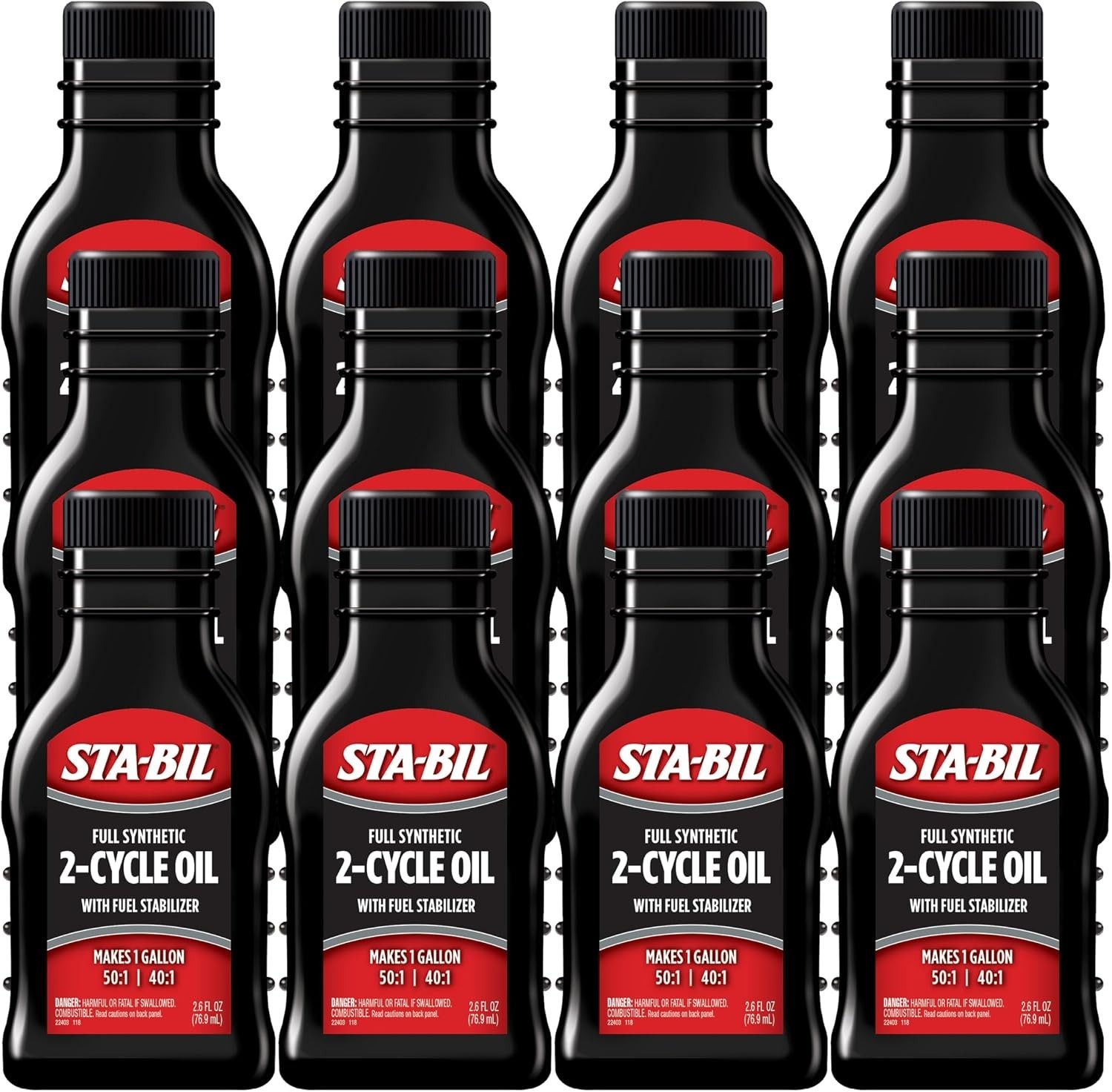 Sta-bil Full Synthetic Oil, 12-Pack, Fuel Stabilizer