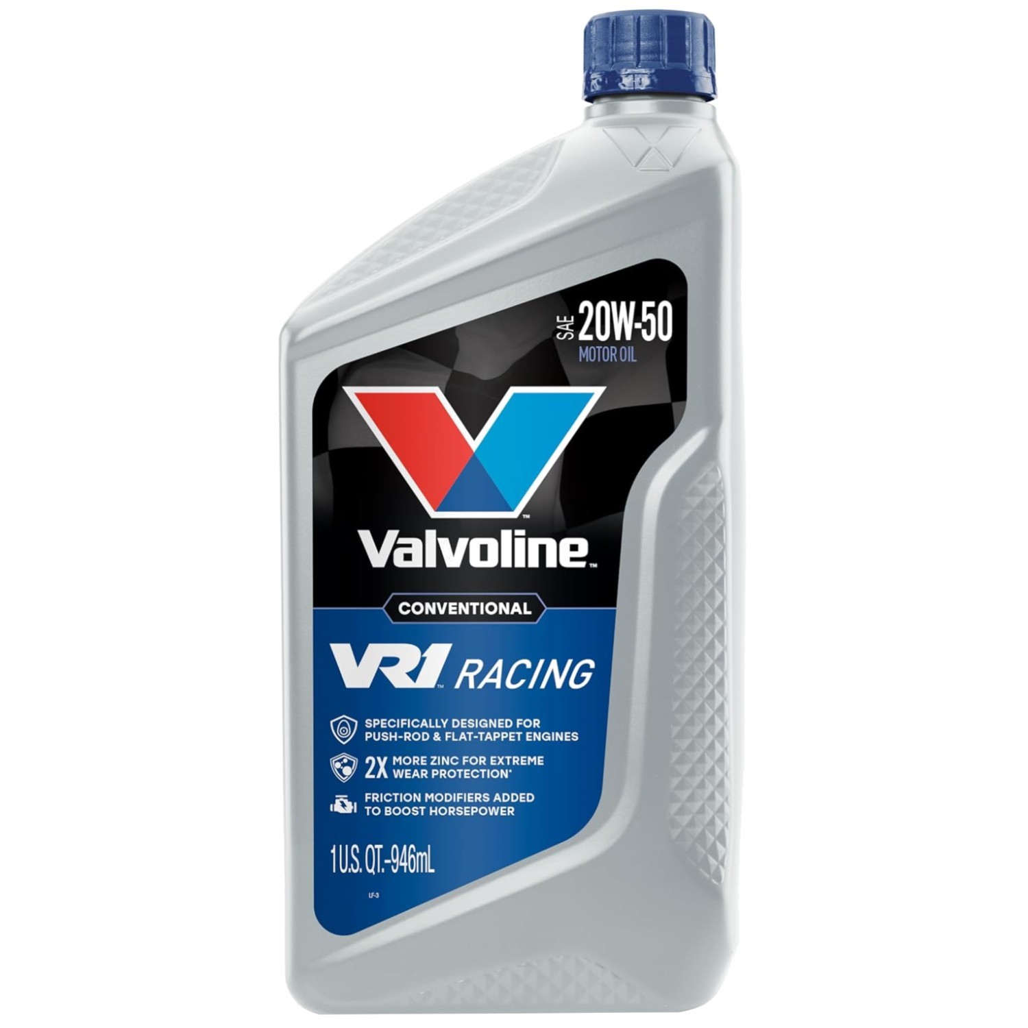 VR1 Racing High Zinc Oil 20W-50 – Case of 6 Quarts