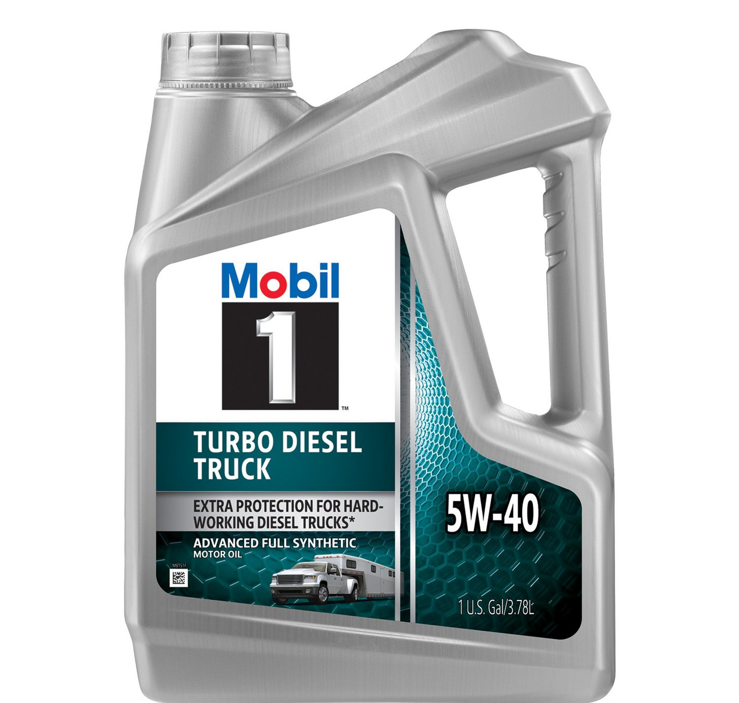 MOBIL 127097 M-1 TD TRUCK 5W40; Mobil 1 Turbo Diesel Truck; Full Synthetic 2PACK