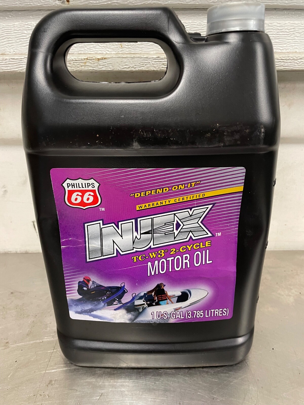 New Phillips 66 Injex TC-W3 2 Cycle Motor Oil 1 Gallon