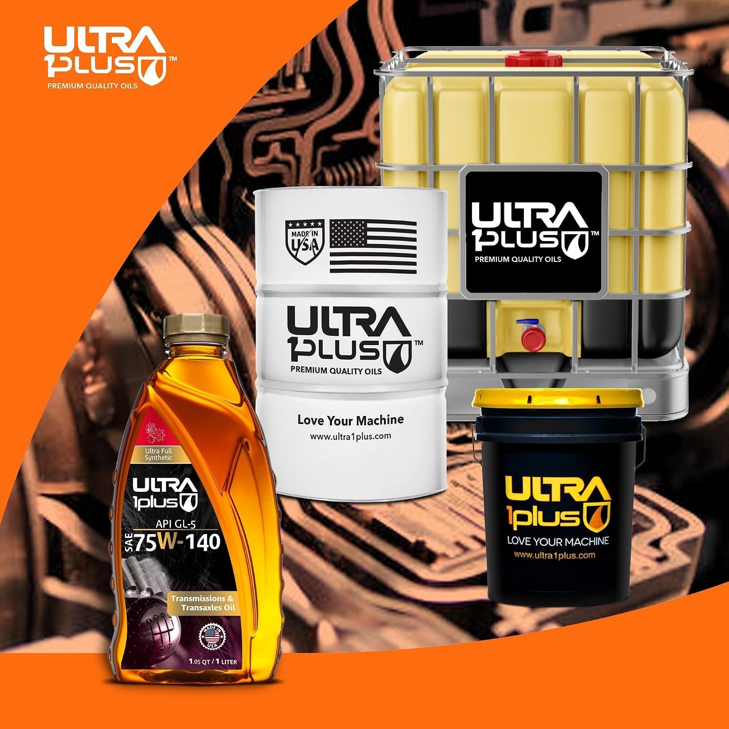 SAE 75W-140 Synthetic Gear Oil API GL-5 3 Quarts | Extreme-pressure synthetic…