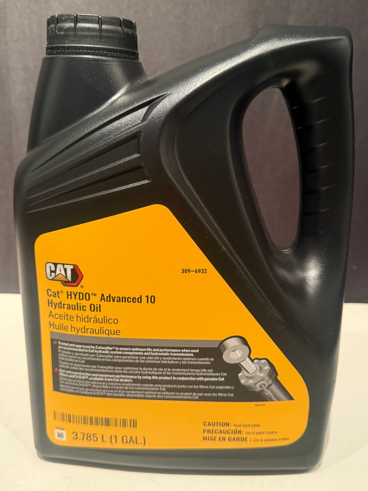 1 Gal CAT Caterpillar HYDO Advanced 10 Hydraulic Fluid Oil Skidsteer Excavator