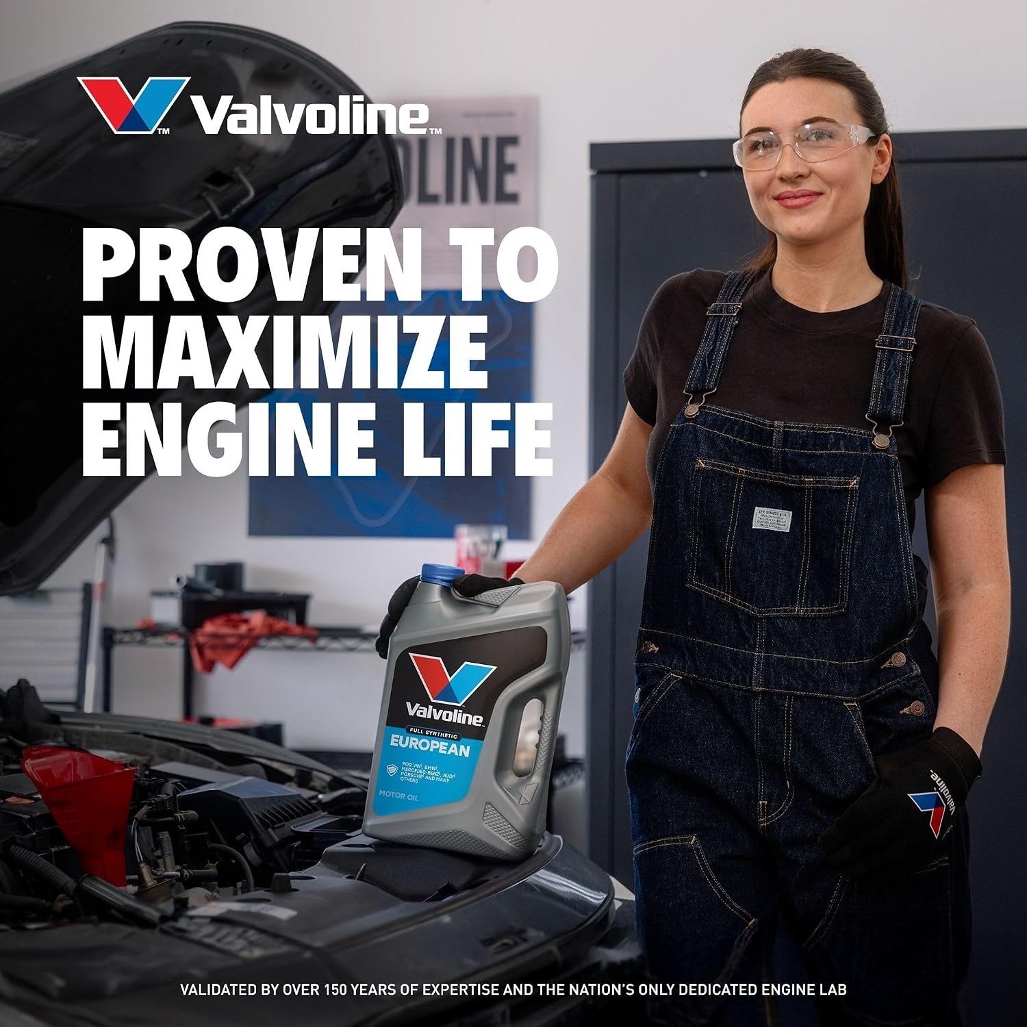 European Vehicle Full Synthetic SAE 5W-40 Motor Oil 5 QT