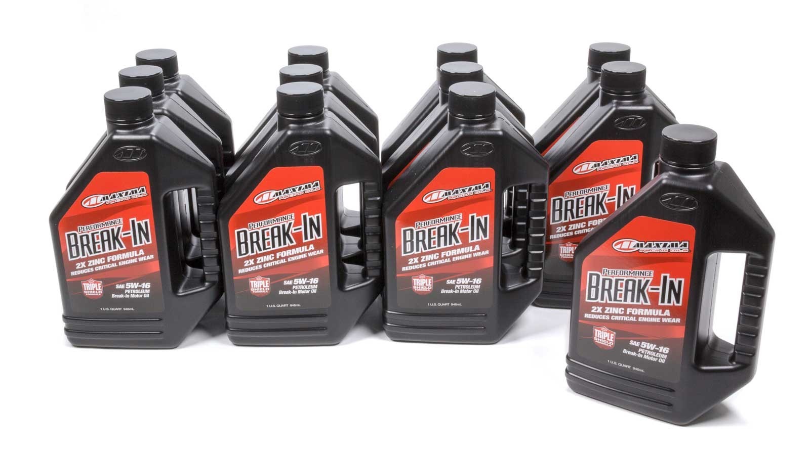 Maxima Racing Oils 39-09901 5W16 Performance Break-In Oil Set of 12 Quarts