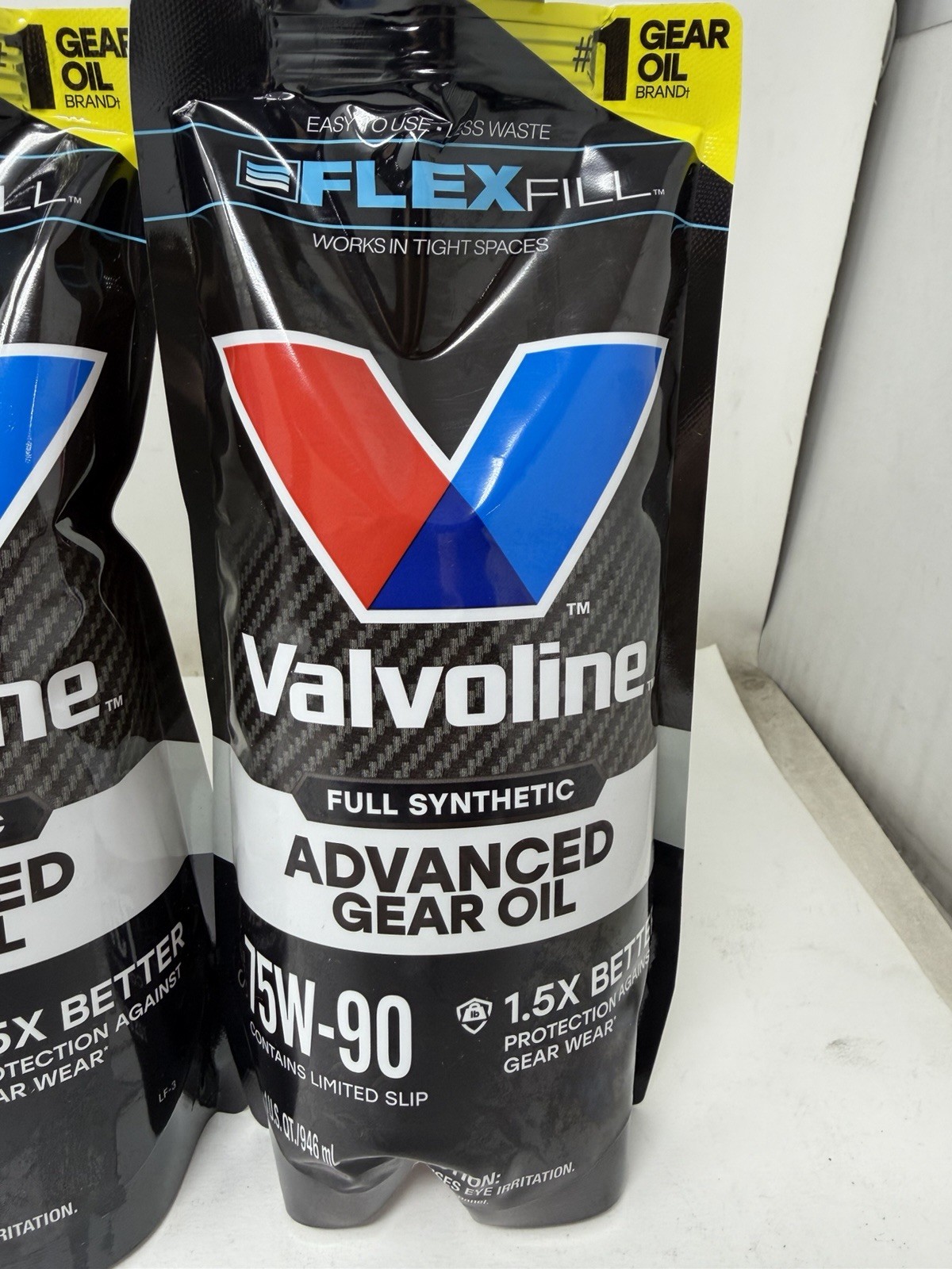 Valvoline Flexfill SAE 75W-90 Full Synthetic Gear Oil 1 QT, Case of 4