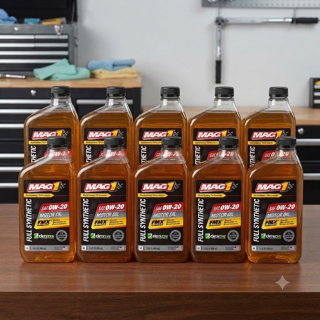 SALE- 10 pack- MAG1 0W20FS Full Synthetic; SAE 0W-20; One Quart; Dexos