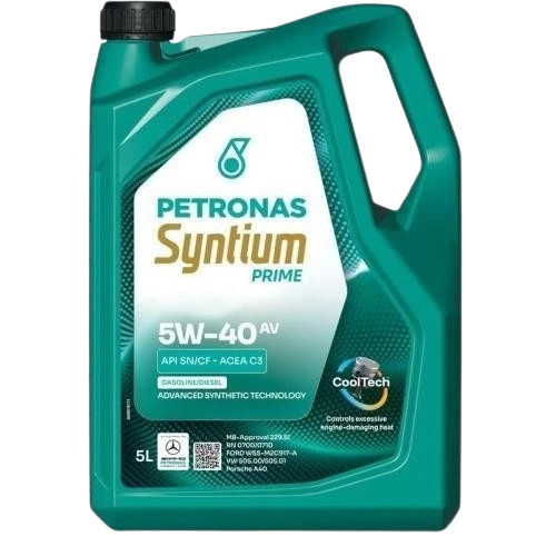 5LT PETRONAS Syntium PRIME AV 5W-40 ACEA C3 API SN/CF