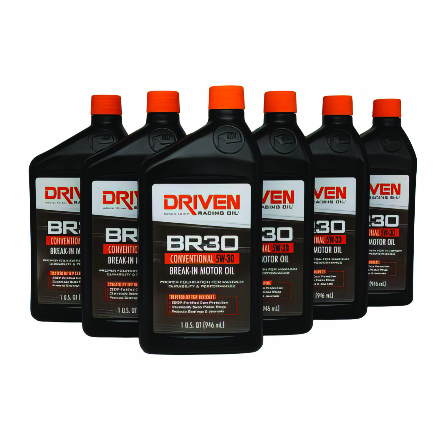 Driven Motor Oil – BR30 Break-In – High Zinc – 5W30 – Conventional – 6 qt – Each