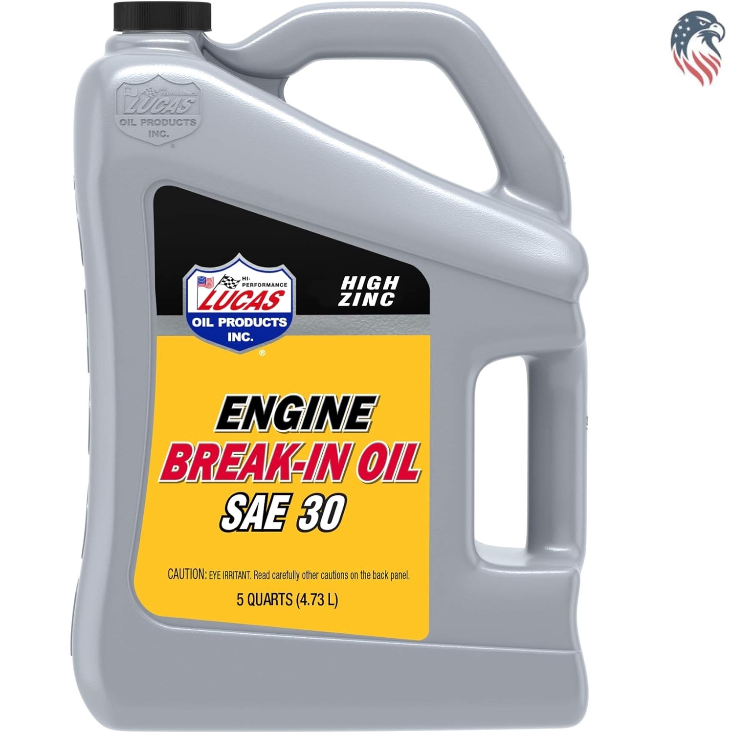 SAE 30 Racing Engine Break-in Oil 5 Quart Compatible with Cars