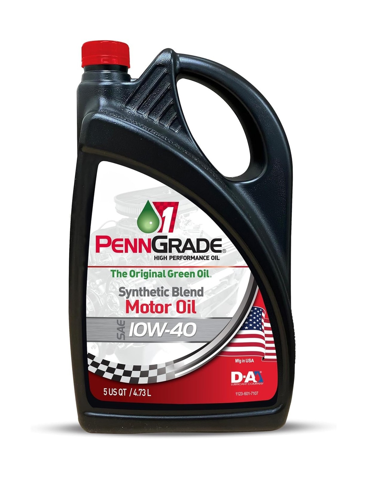 PENN GRADE 1, 71440, Synthetic Blend High Performance Oil SAE 10W-40, 5 Quart…