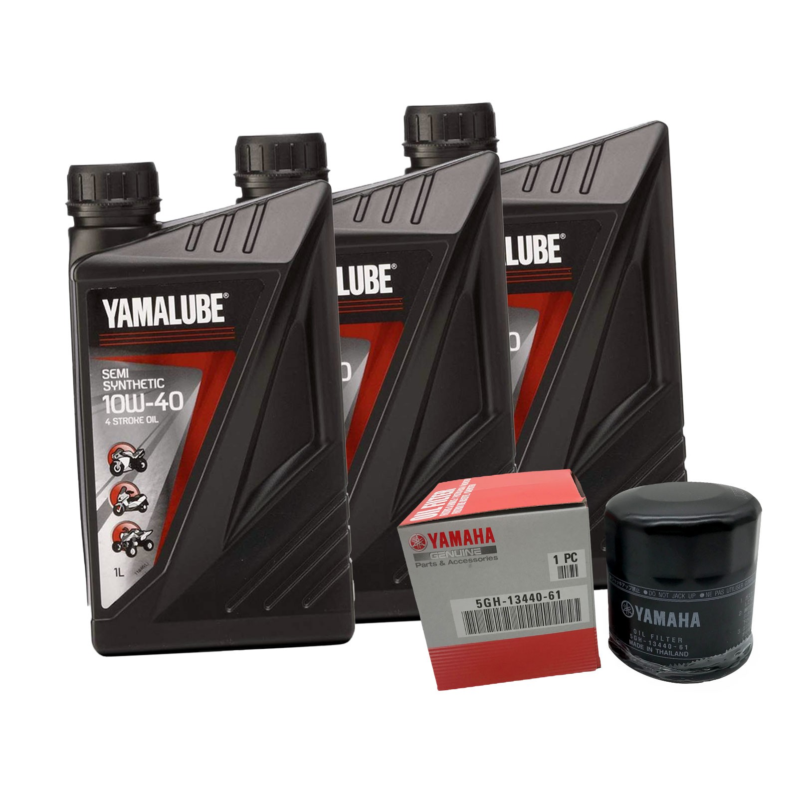 3 L Yamalube 10W40 Oil Change Kit + Yamaha Oil Filter TMAX 2017-2026