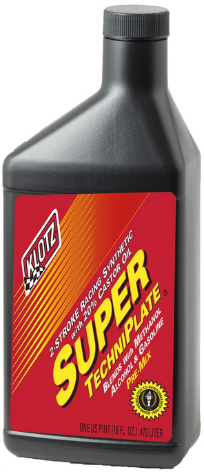 KLOTZ Super Techniplate Racing Synthetic 2T 2-Stroke Pre-Mix Engine Oil 16oz