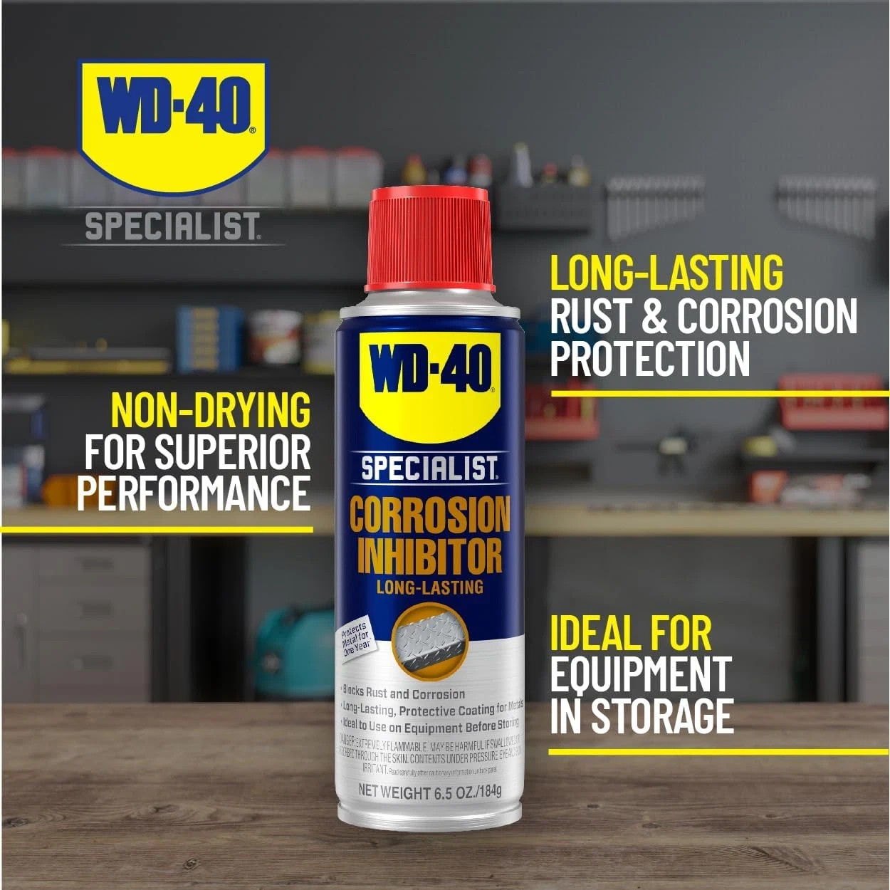 WD-40 Specialist Corrosion Inhibitor, Long-Lasting Anti-Rust Spray, 6.5 Ounces