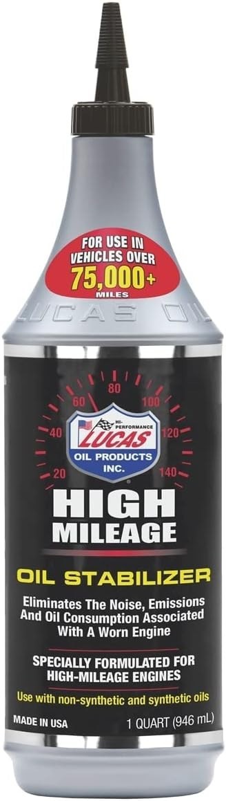 Lucas Oil 10118 High Mileage Oil Stabilizer – 1 Quart