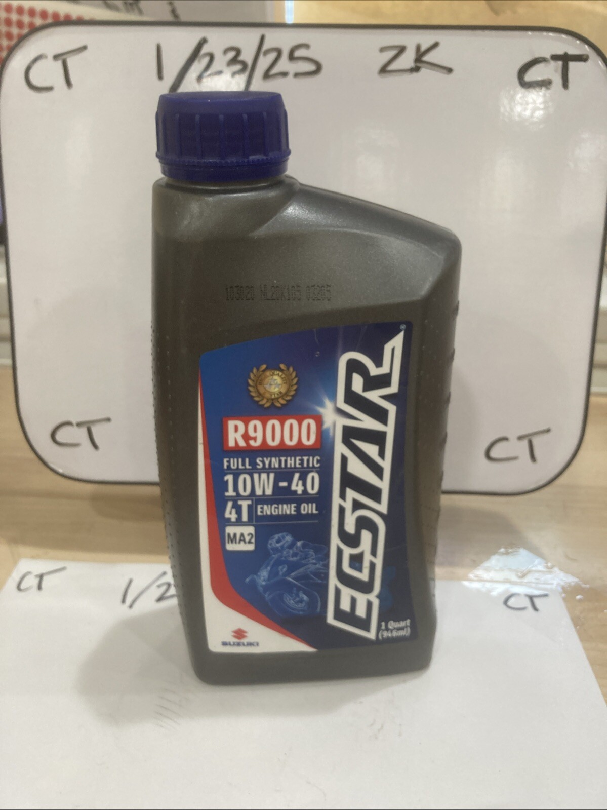 Suzuki Ecstar R9000 10w-40 4T Engine Oil MA2 (1 Qt)