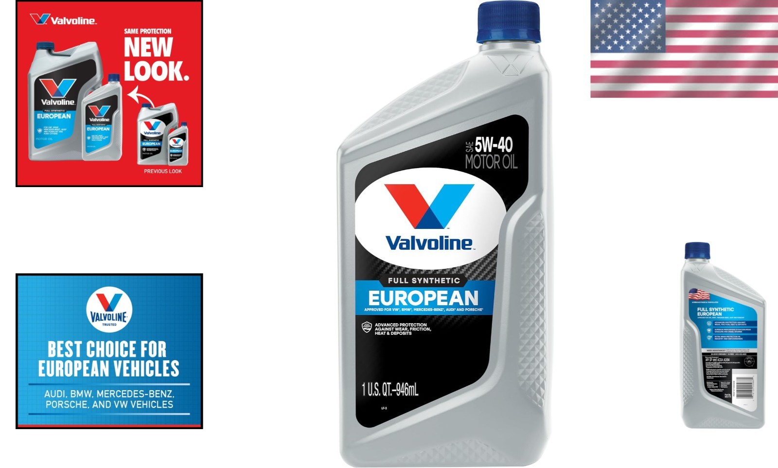1 Quart Full Synthetic SAE 5W-40 Motor Oil – Optimal Protection for Cars