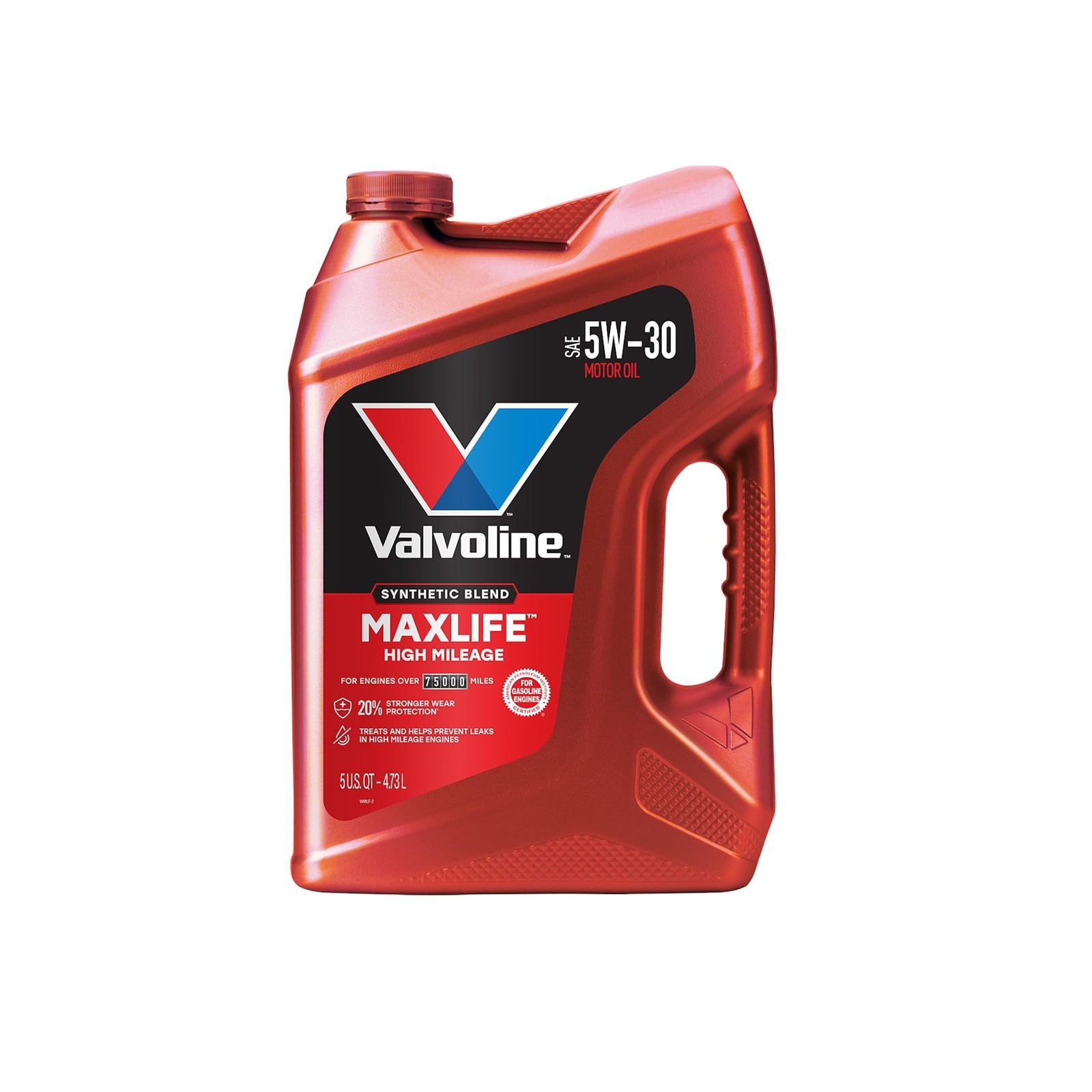 Valvoline High Mileage with MaxLife Technology SAE 5W-30 Synthetic Blend Moto…
