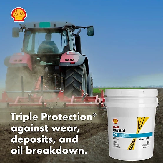 HOT DEAL Shell ROTELLA T4 Triple Protection Diesel Conventional Engine Oil15W-40