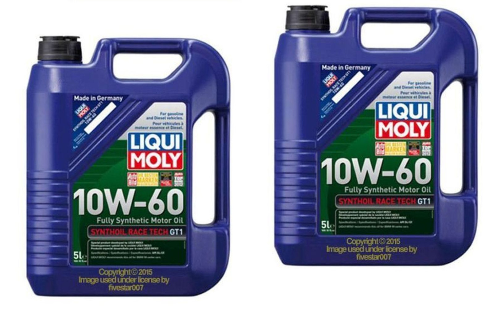 x10 LITER KIT 10w60 Liqui Moly RACE TECH GT1 Engine Oil for BMW M3 M5 M6 z3M z4M