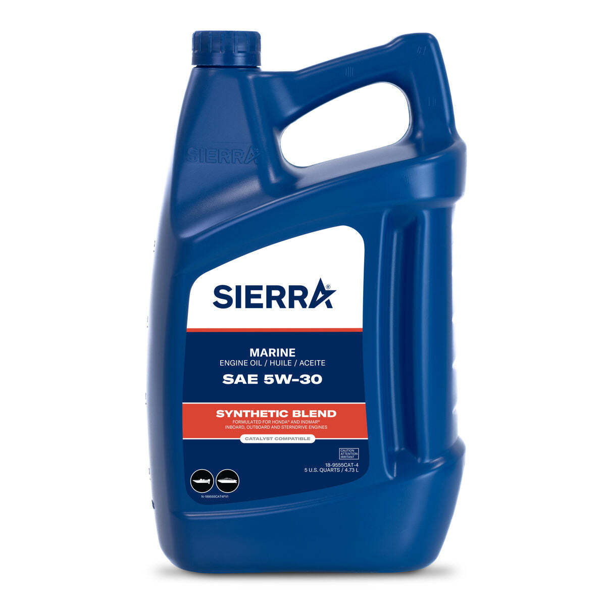Sierra 5W-30 Semi-Synthetic Oil 5-Quart #18-9555CAT-4