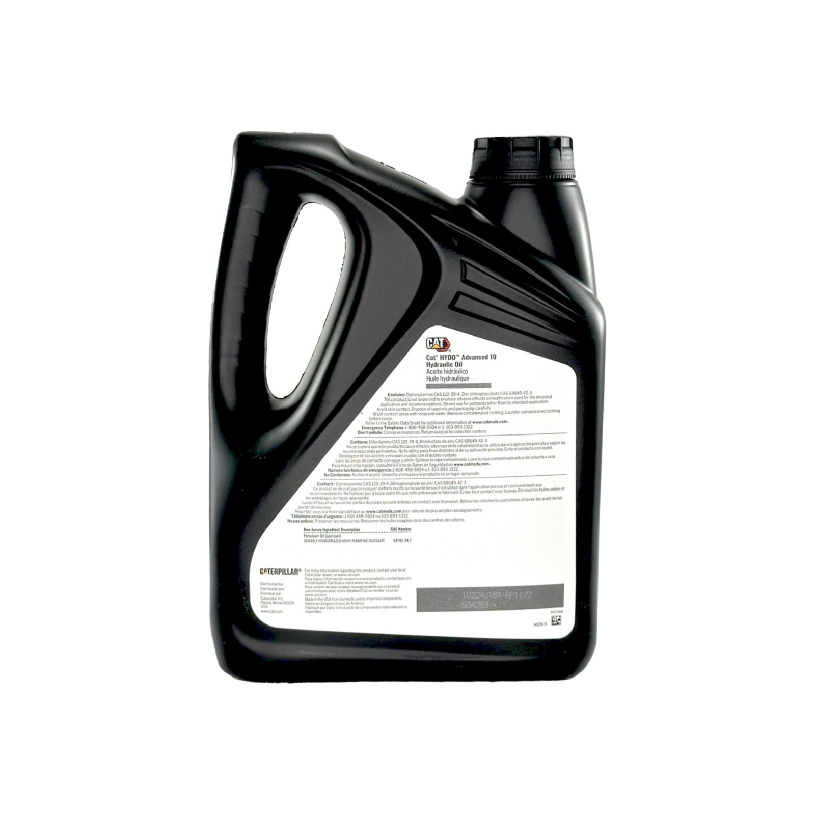 CAT 309-6932 HYDO Advanced 10 Hydraulic Oil SAE 10W , 1 Gal. (Pack of 2)