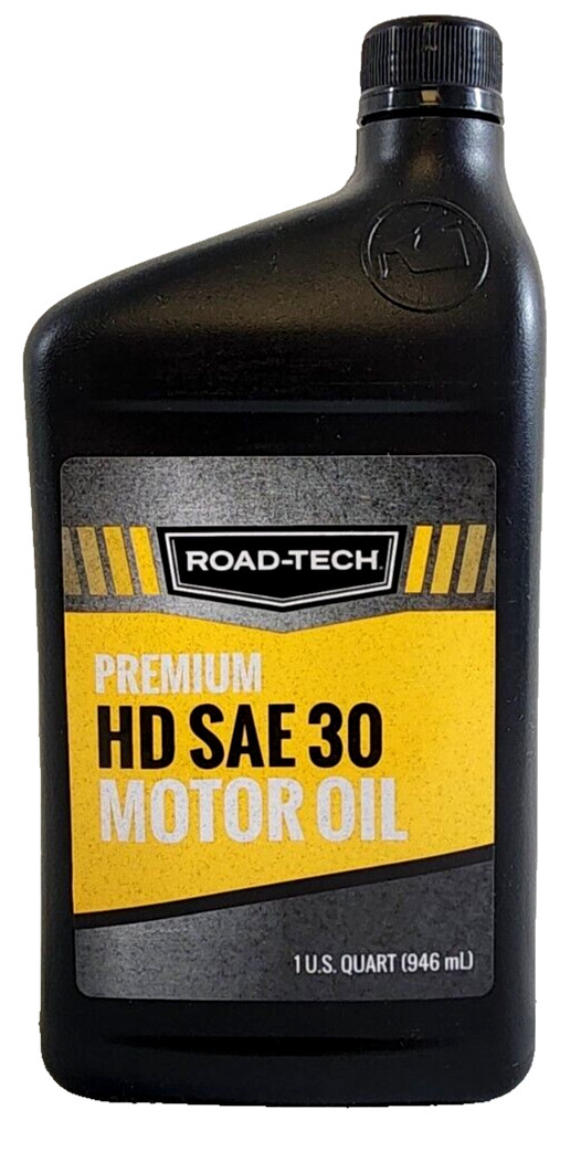 Road-Tech Premium HD SAE 30 Motor Oil 1 Quart (946 mL)