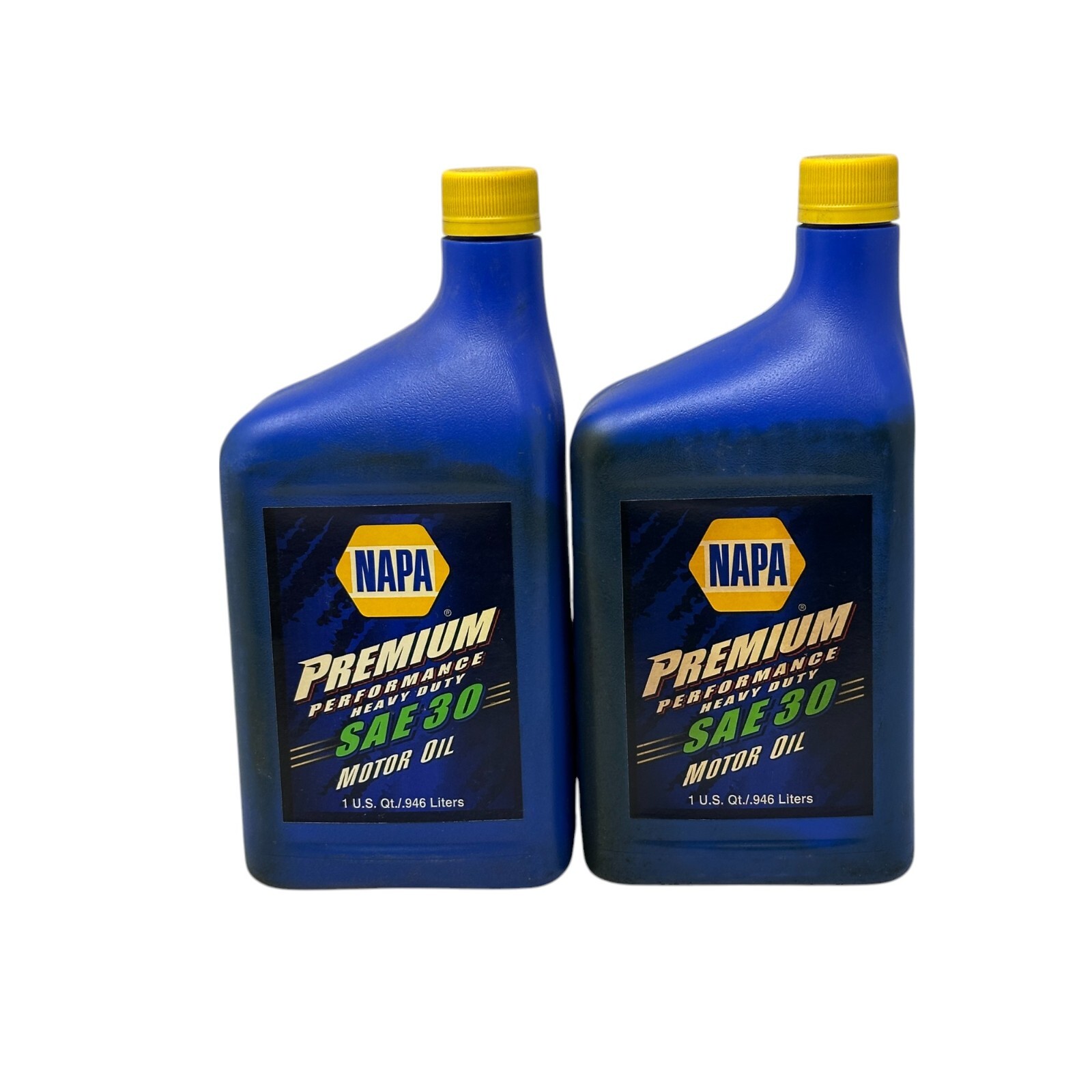 Lot of 2 Napa 75-110 Single Viscosity Motor Oil SAE 30 Heavy Duty 1 Quart 946 ml