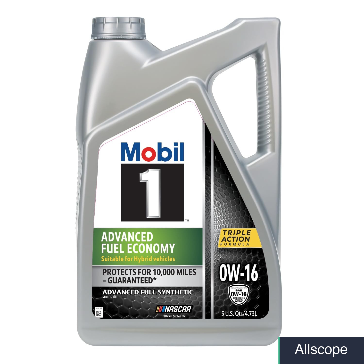 Mobil 1 Advanced Fuel Economy Full Synthetic Motor Oil 0W-16, 5 Quart