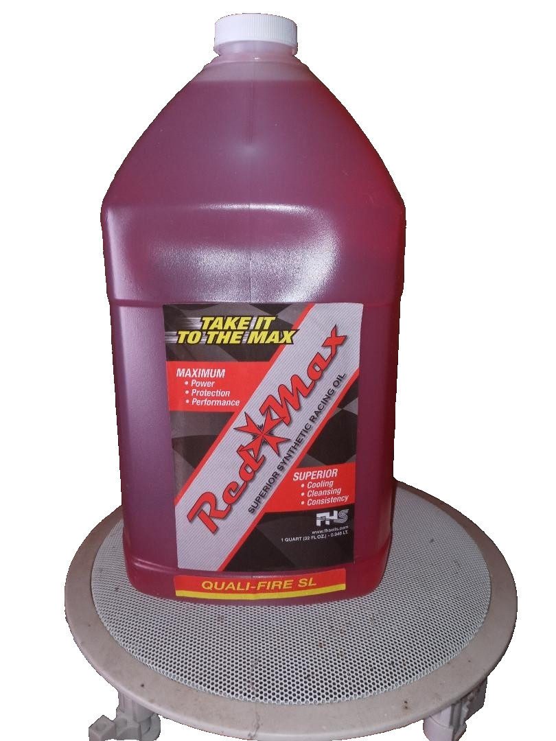 REDMAX QUALI-FIRE RACING OIL FREE SHIPPING ONE GALLON